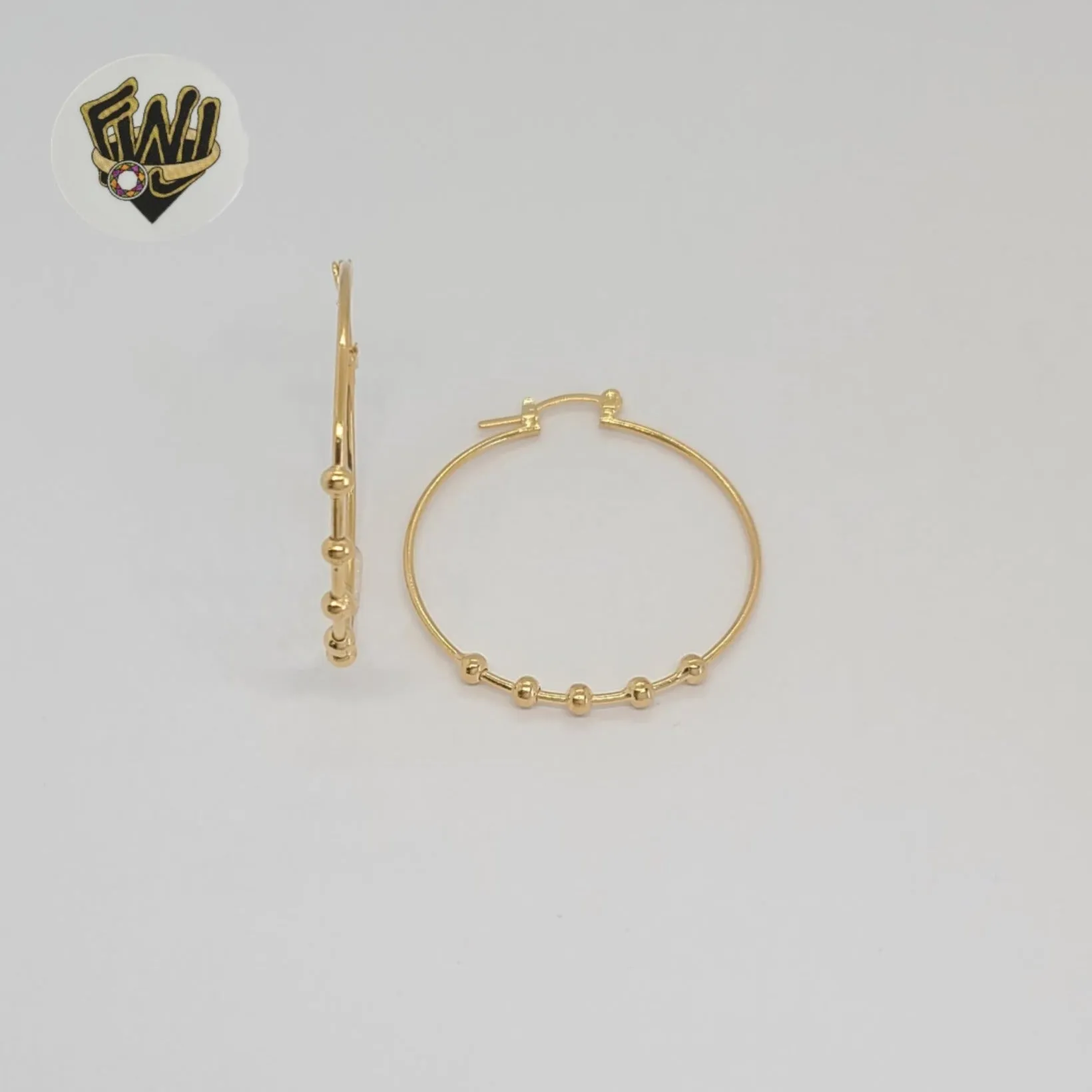 (1-2974-4) Gold Laminate - Balls Hoops - BGF