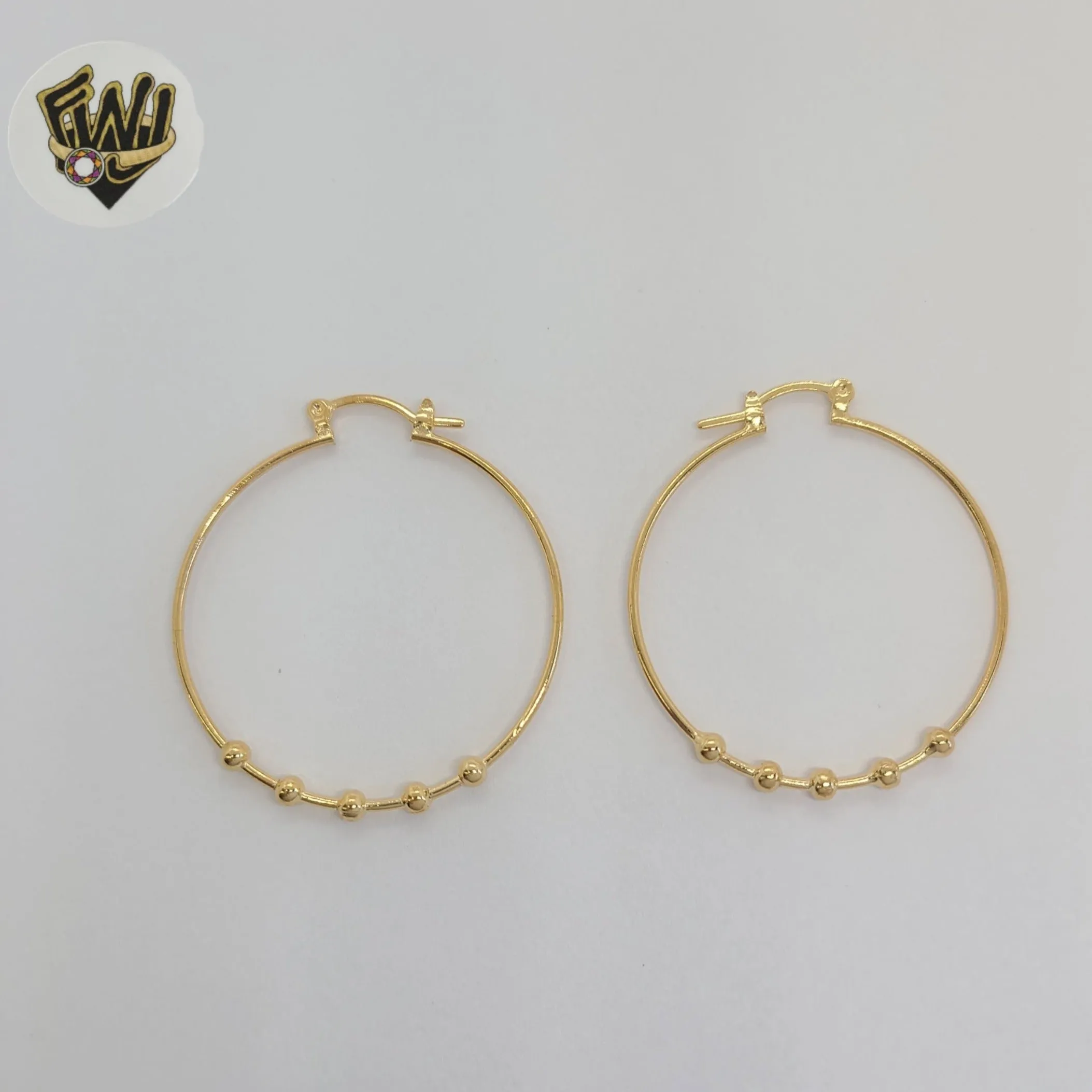 (1-2974-4) Gold Laminate - Balls Hoops - BGF