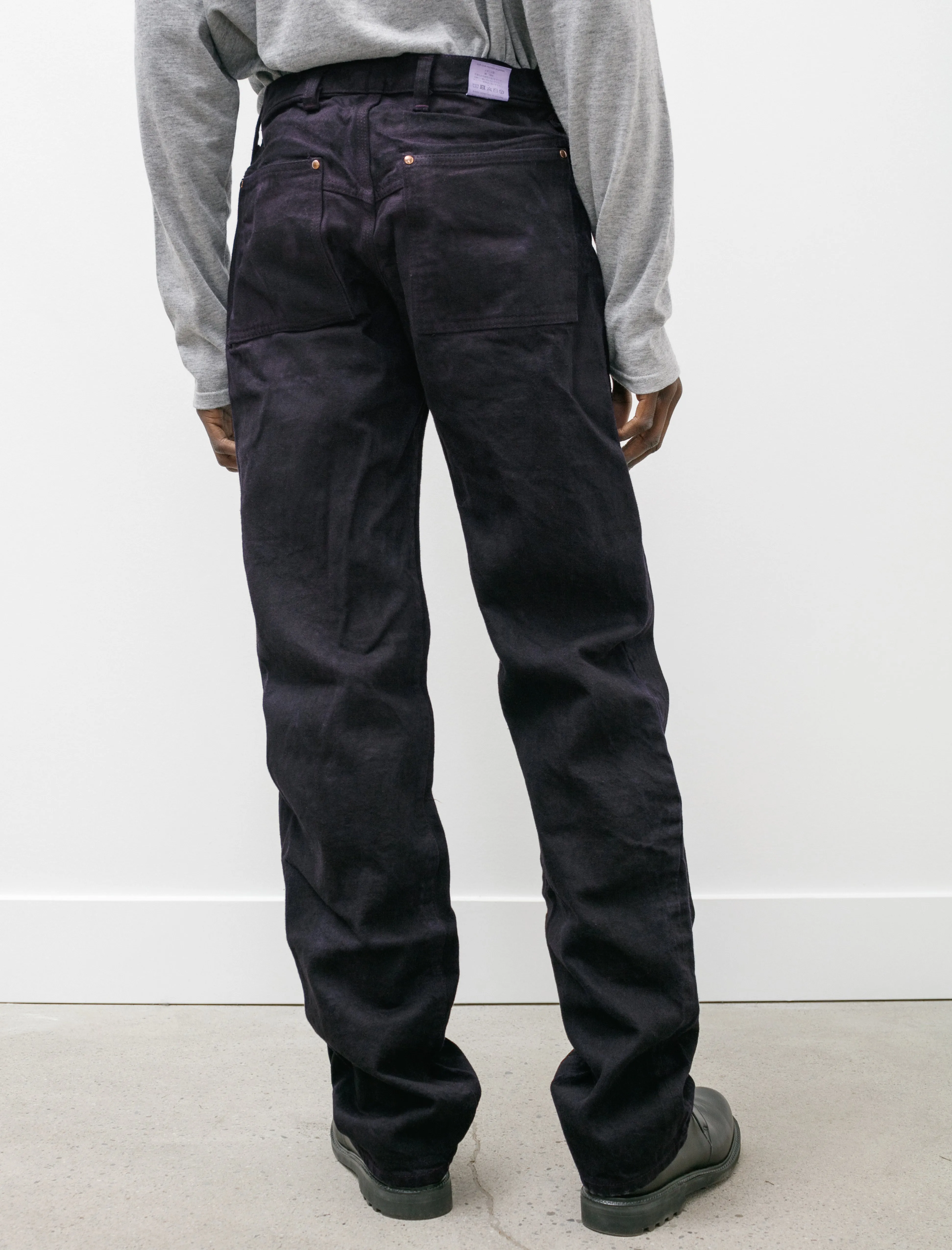 132 Wide Jeans 16oz Selvage Denim Hadal Purple