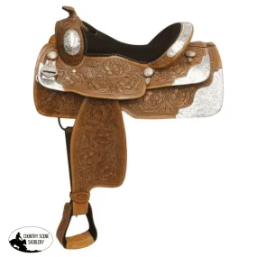 16" Double T fully tooled show saddle.