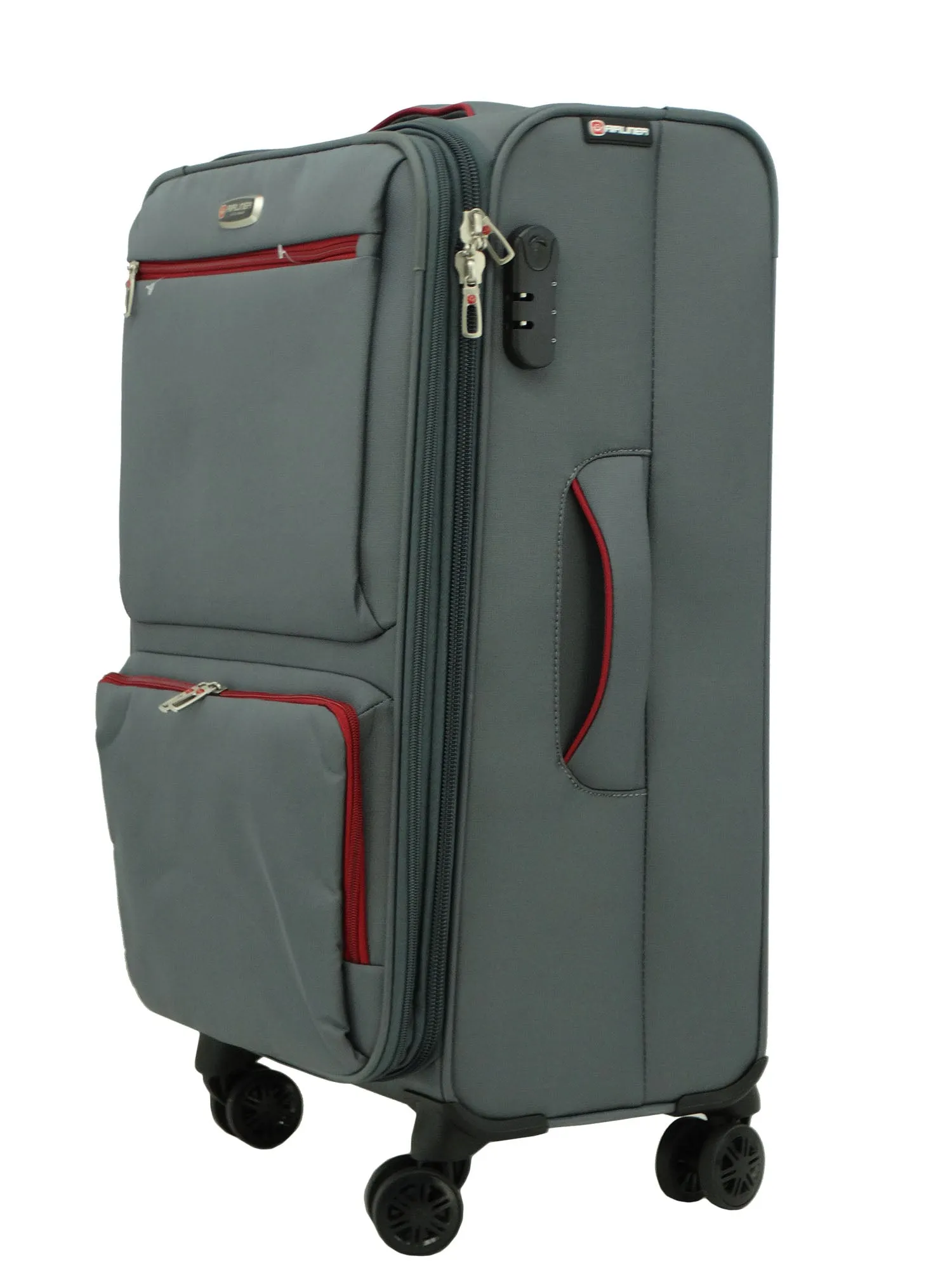 1780GR1, Airliner, Medium Suitcase 24'' - Grey