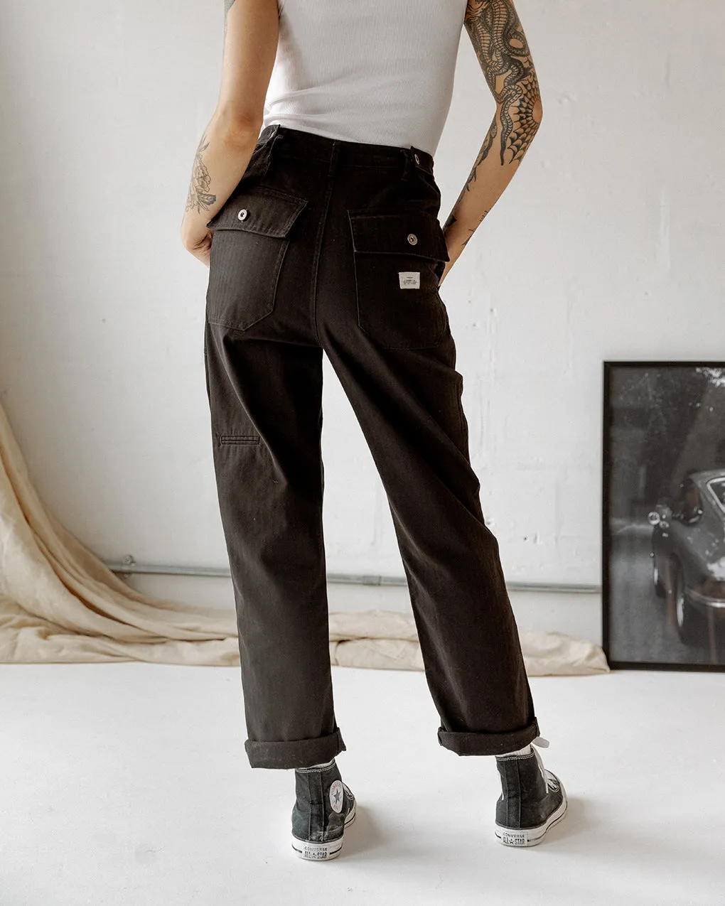 304 Service Fatigue Pants - Black