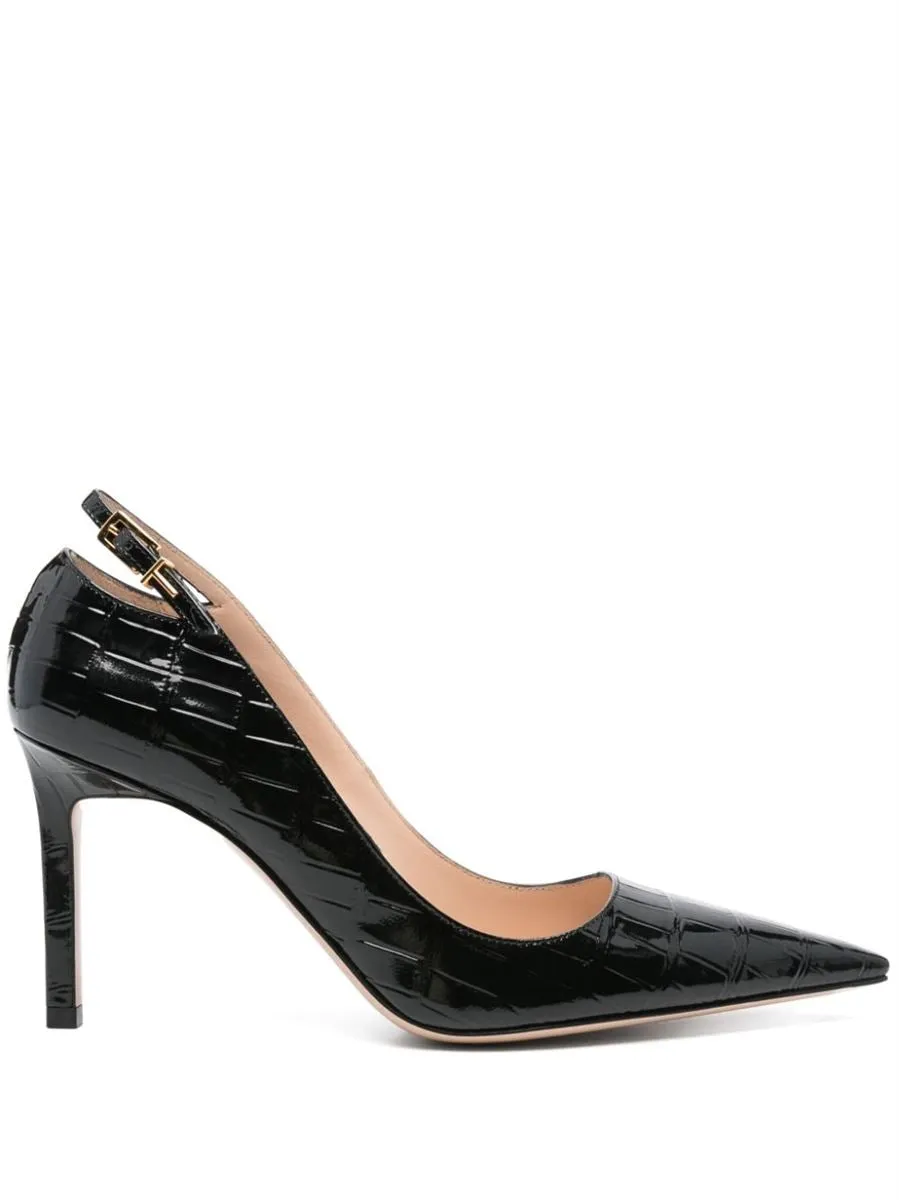 80MM LEATHER PUMPS