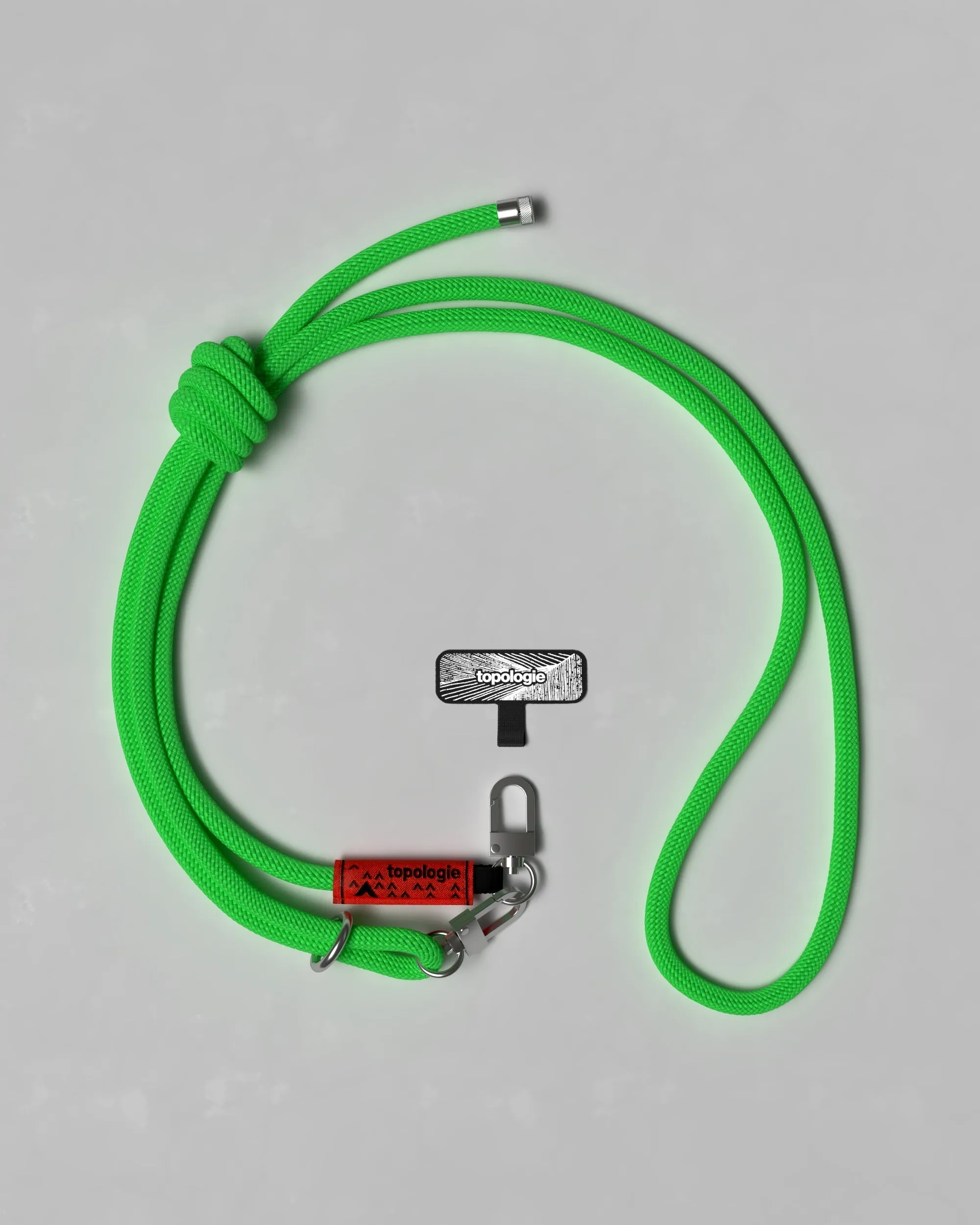 8.0mm Rope / Green Solid   Phone Strap Adapter