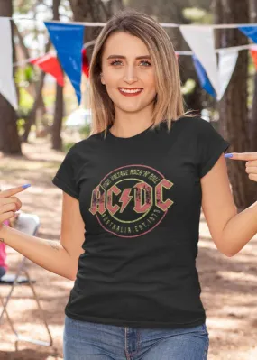 AC-DC Women Half Sleeve T-Shirt