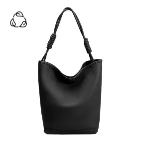 Adeline Black Large Recycled Vegan Tote Bag