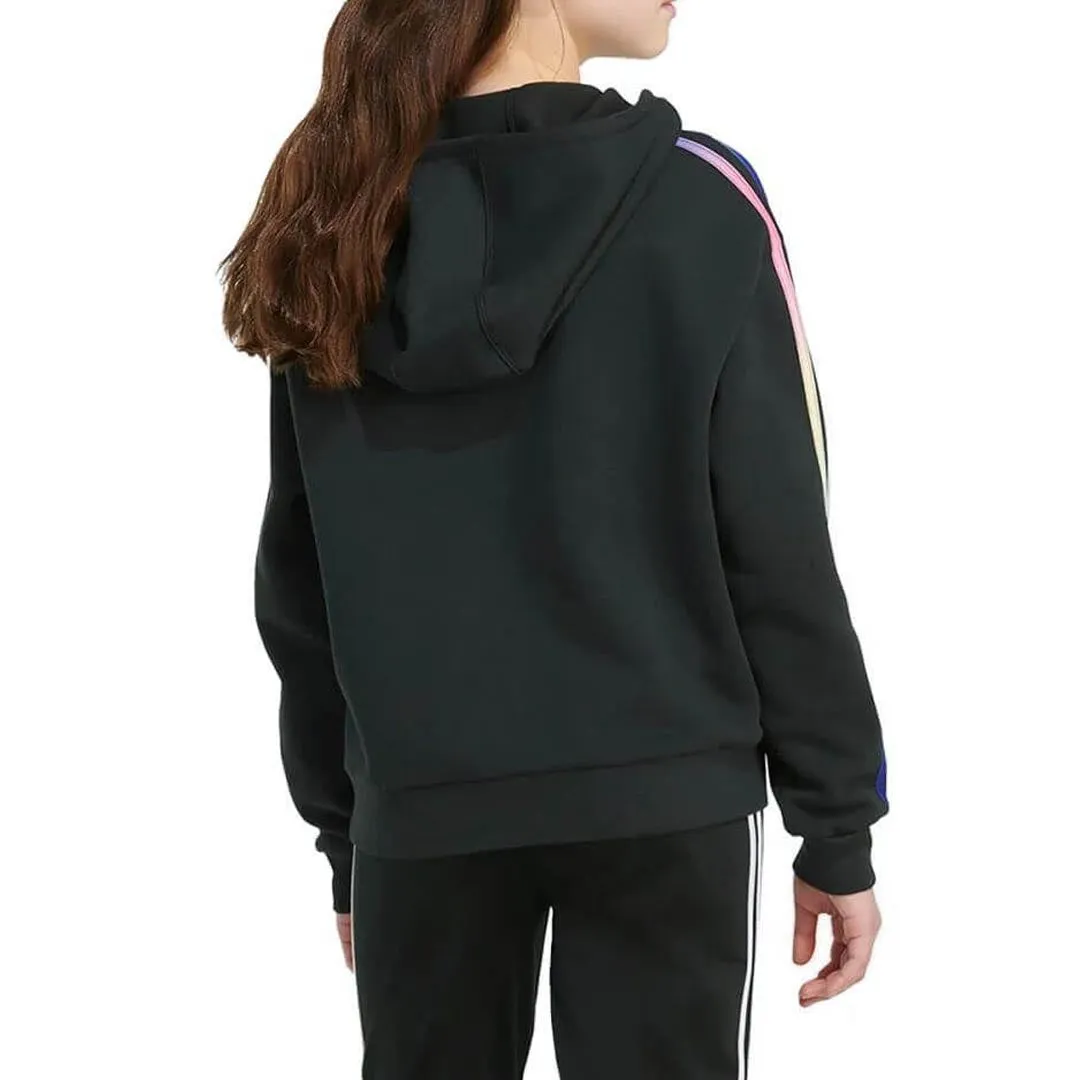 adidas - Girls' (Youth) Multi 3 Stripe Fleece Hoodie (GA8211)