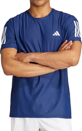 adidas Own The Run Short Sleeve Mens Running Top - Blue