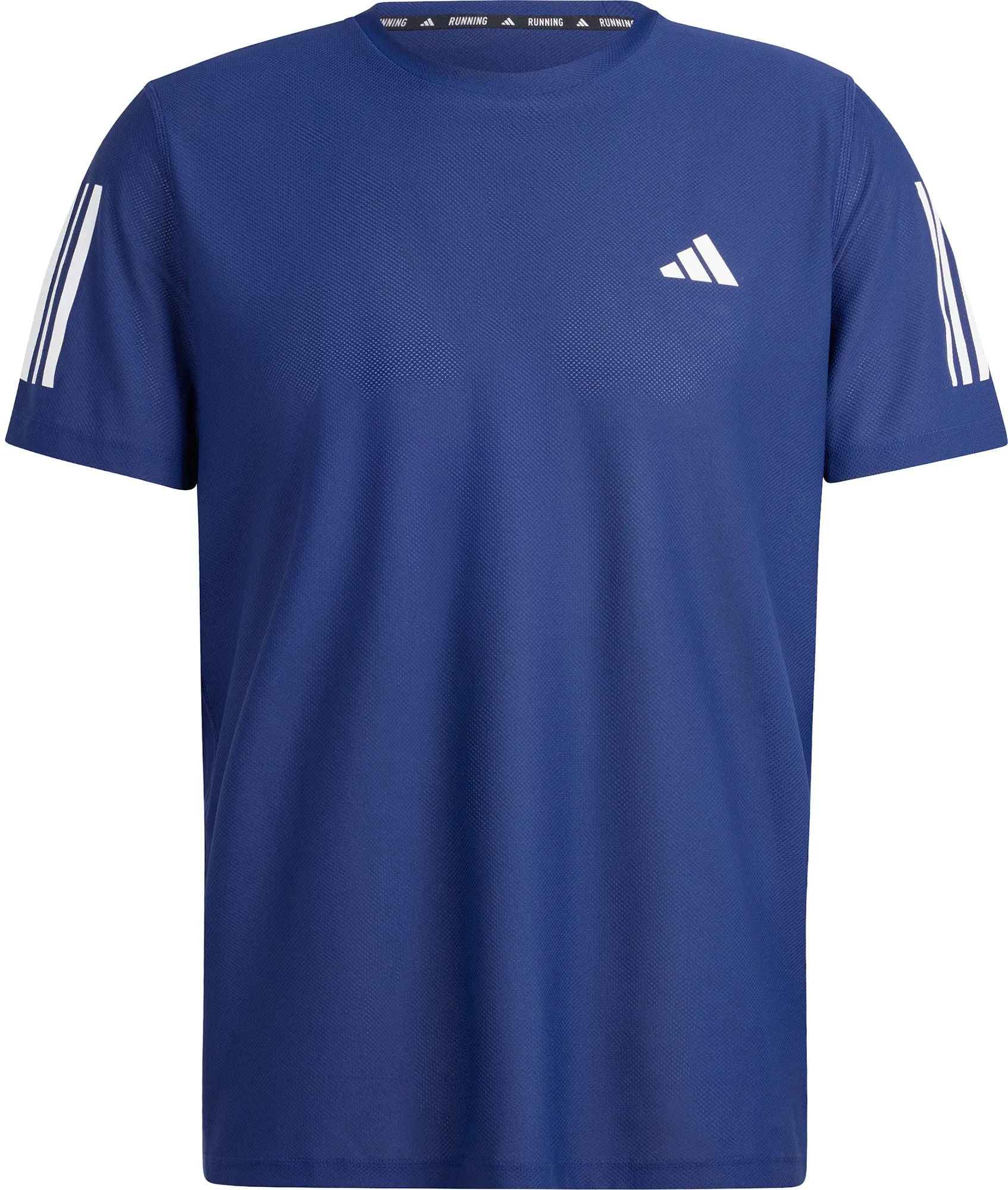 adidas Own The Run Short Sleeve Mens Running Top - Blue