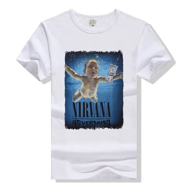 Adult NIRVANA In Utero T-shirt  Printing Grunge Cloths Short Sleeve Men Retail Shirts Men and Women T shirts Big Size S-3XL