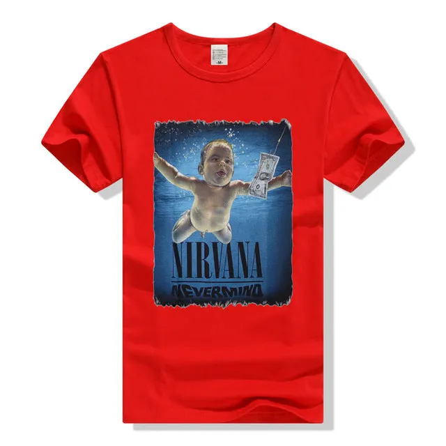 Adult NIRVANA In Utero T-shirt  Printing Grunge Cloths Short Sleeve Men Retail Shirts Men and Women T shirts Big Size S-3XL