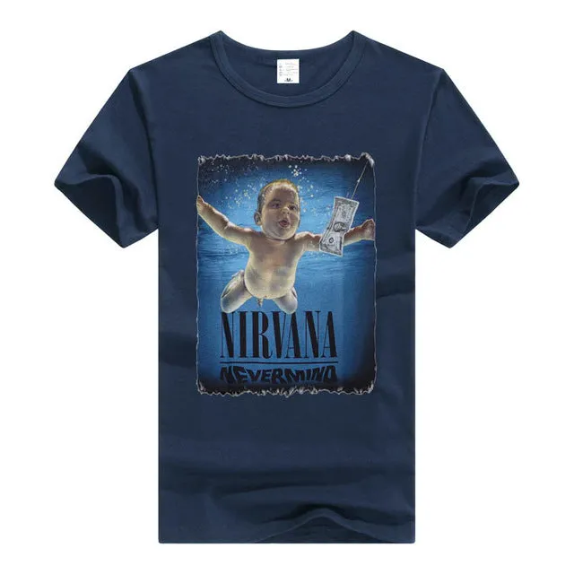 Adult NIRVANA In Utero T-shirt  Printing Grunge Cloths Short Sleeve Men Retail Shirts Men and Women T shirts Big Size S-3XL