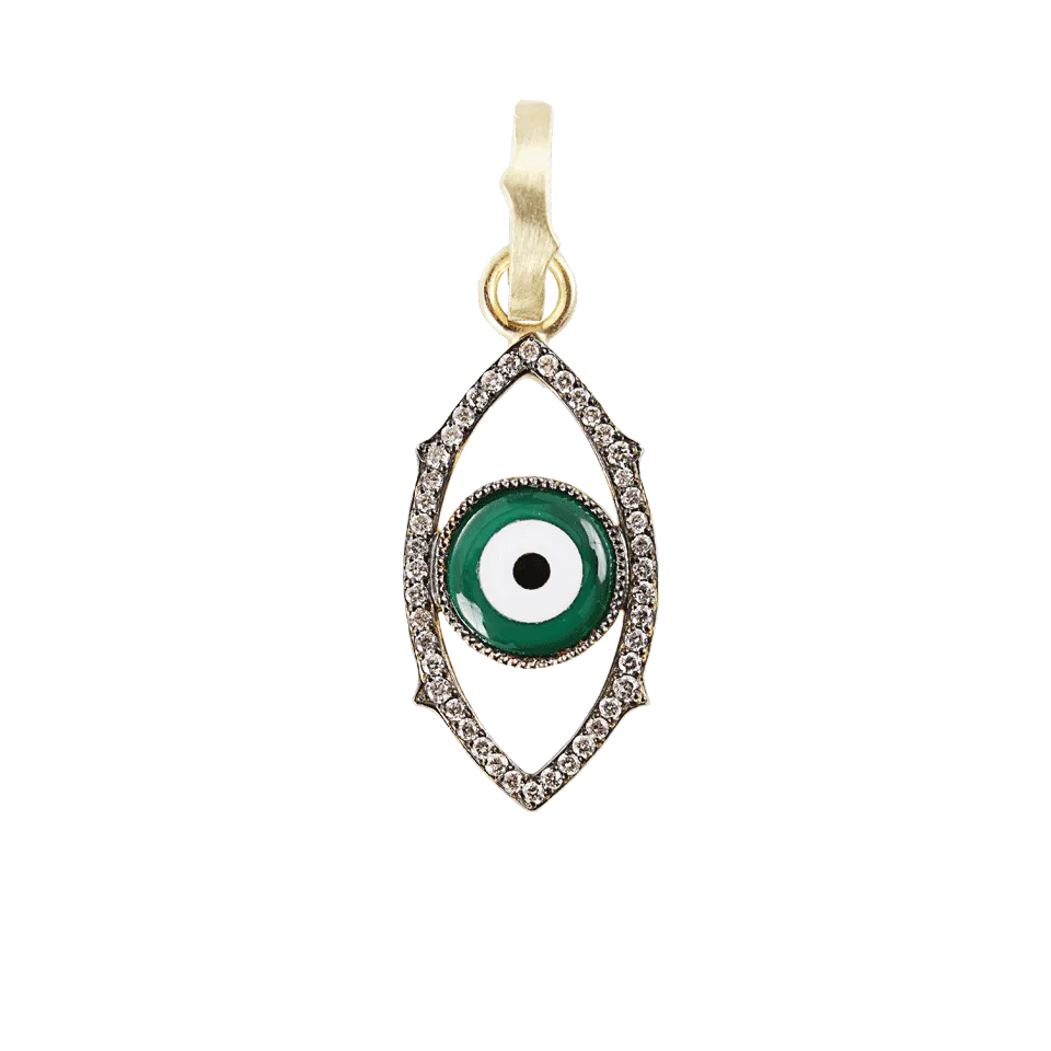 Agate Evil-Eye Pendant