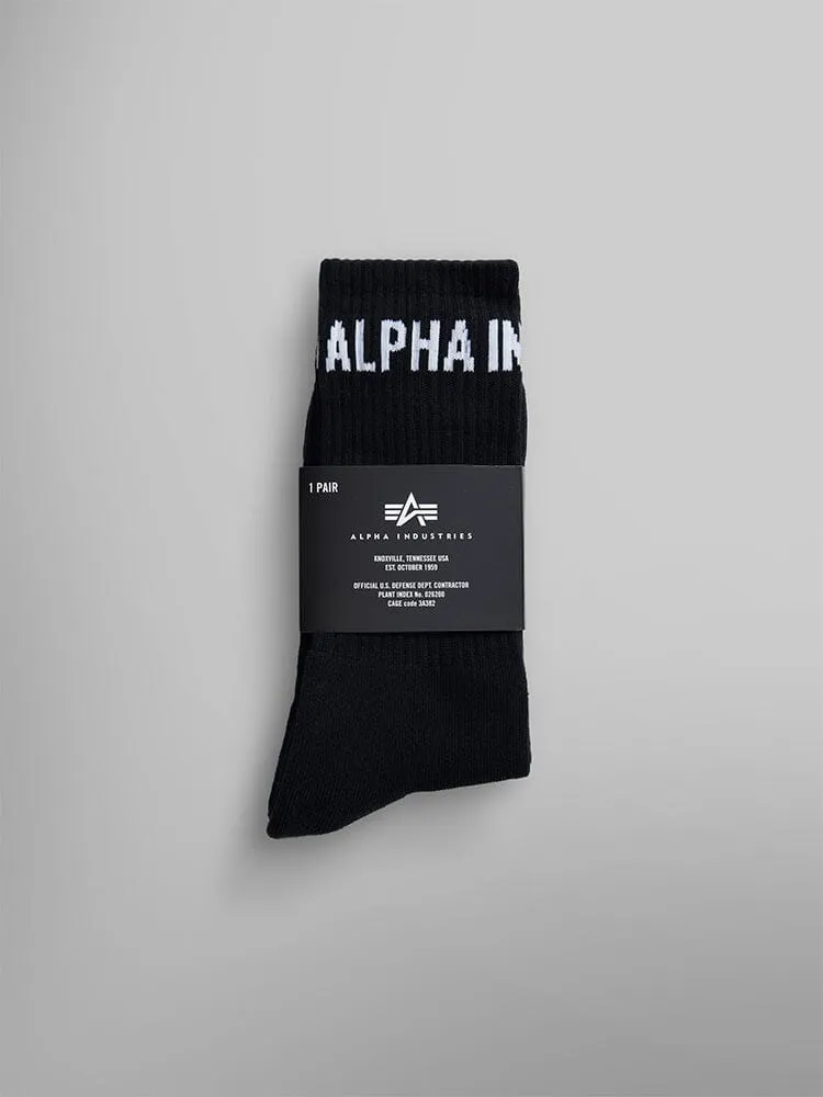 ALPHA LOGO SOCKS