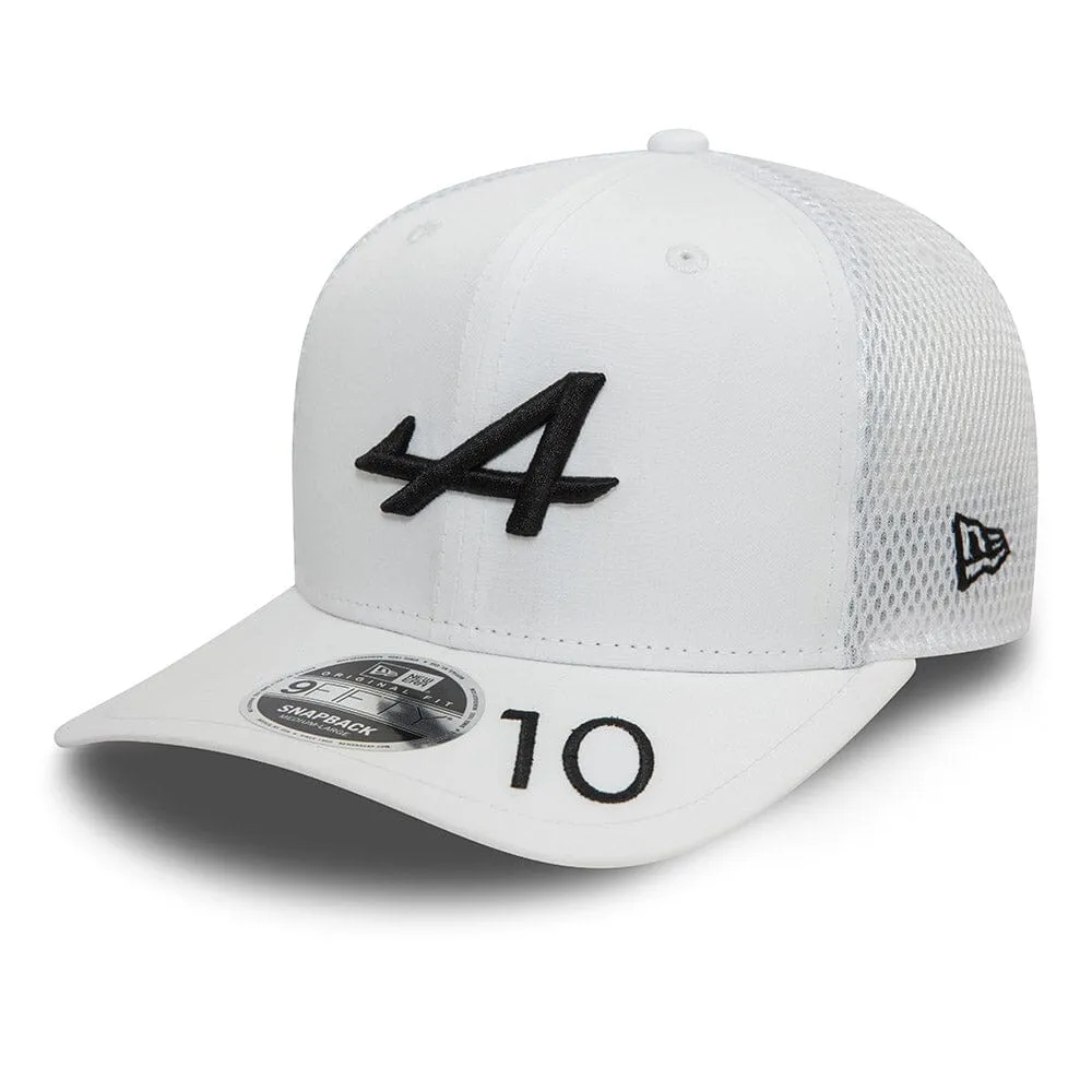 Alpine Racing F1 2024 New Era 9Fifty Pierre Gasly Team Hat - White