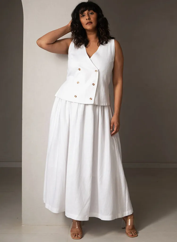 Amal Linen Skirt