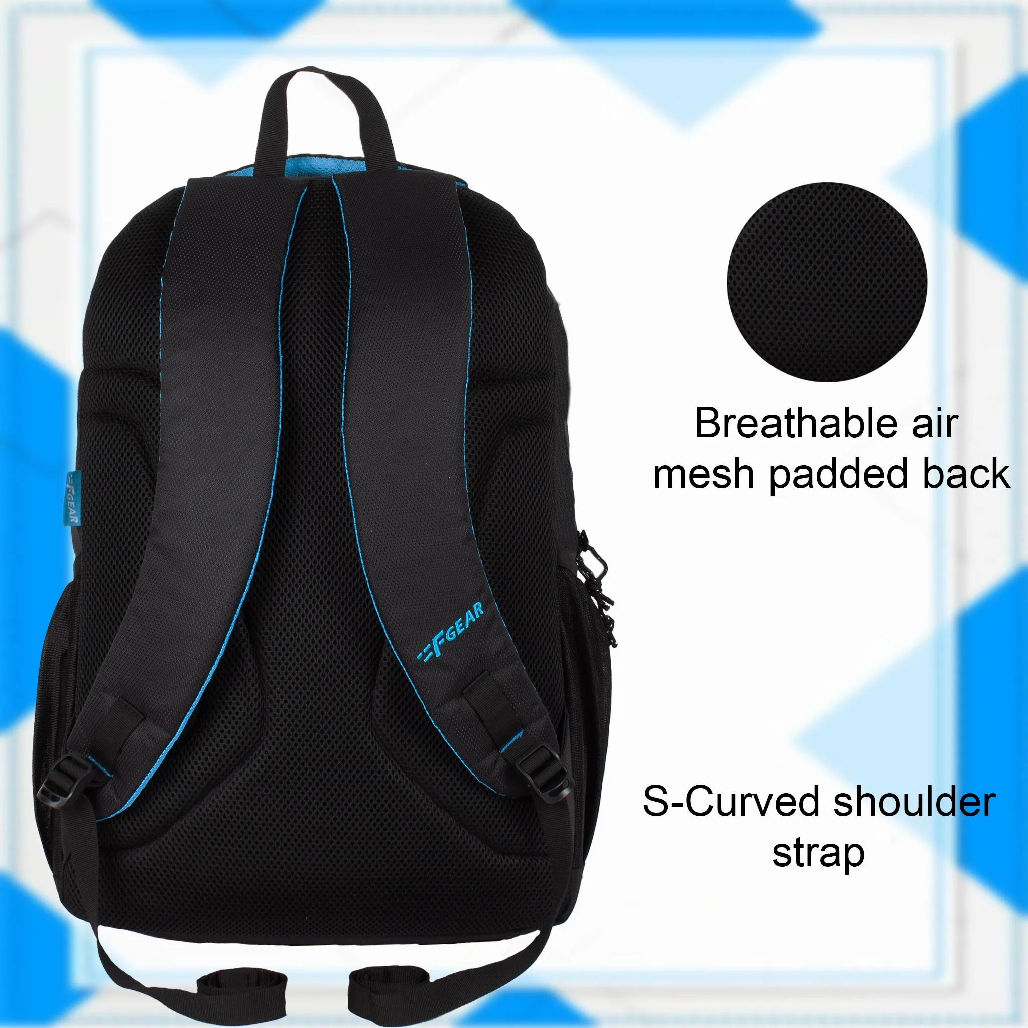 Amity 34L Black Laptop Backpack