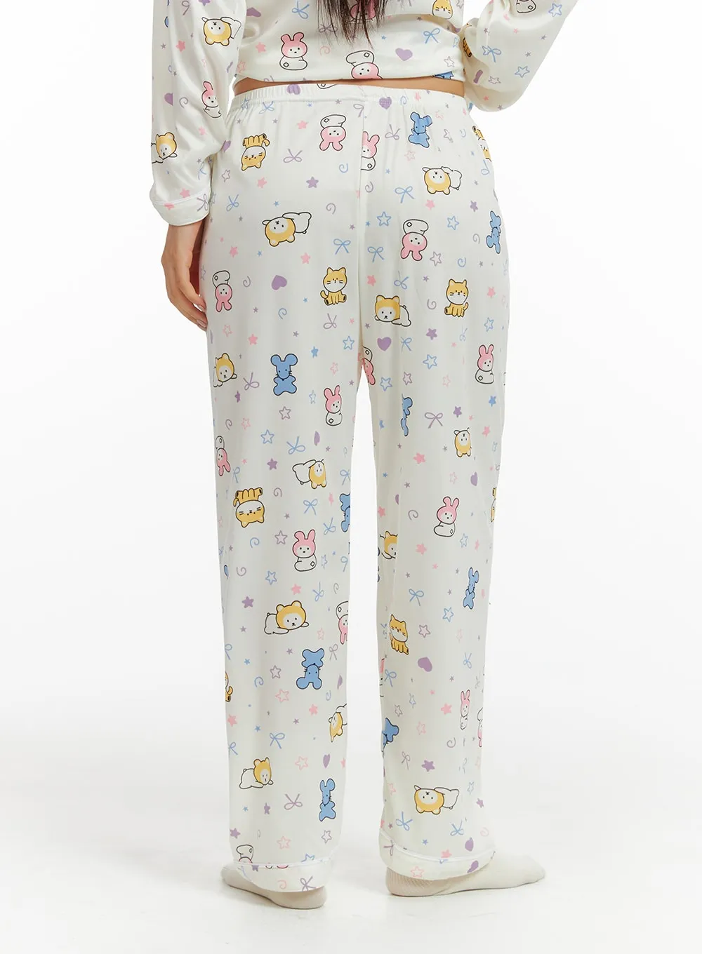 Animal Graphic Pajama Set IF421