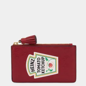 Anya Brands Heinz Tomato Ketchup Zip Card Case