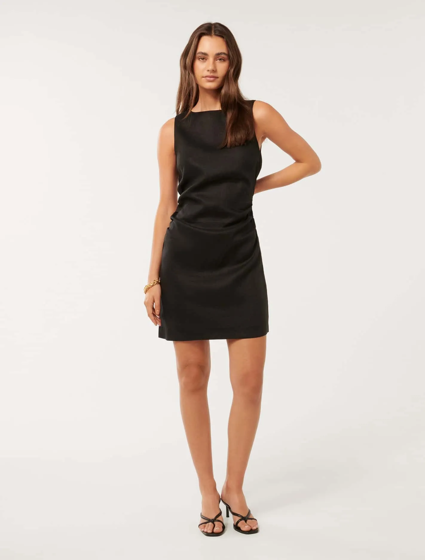 Arianna Ruched Waist Mini Dress