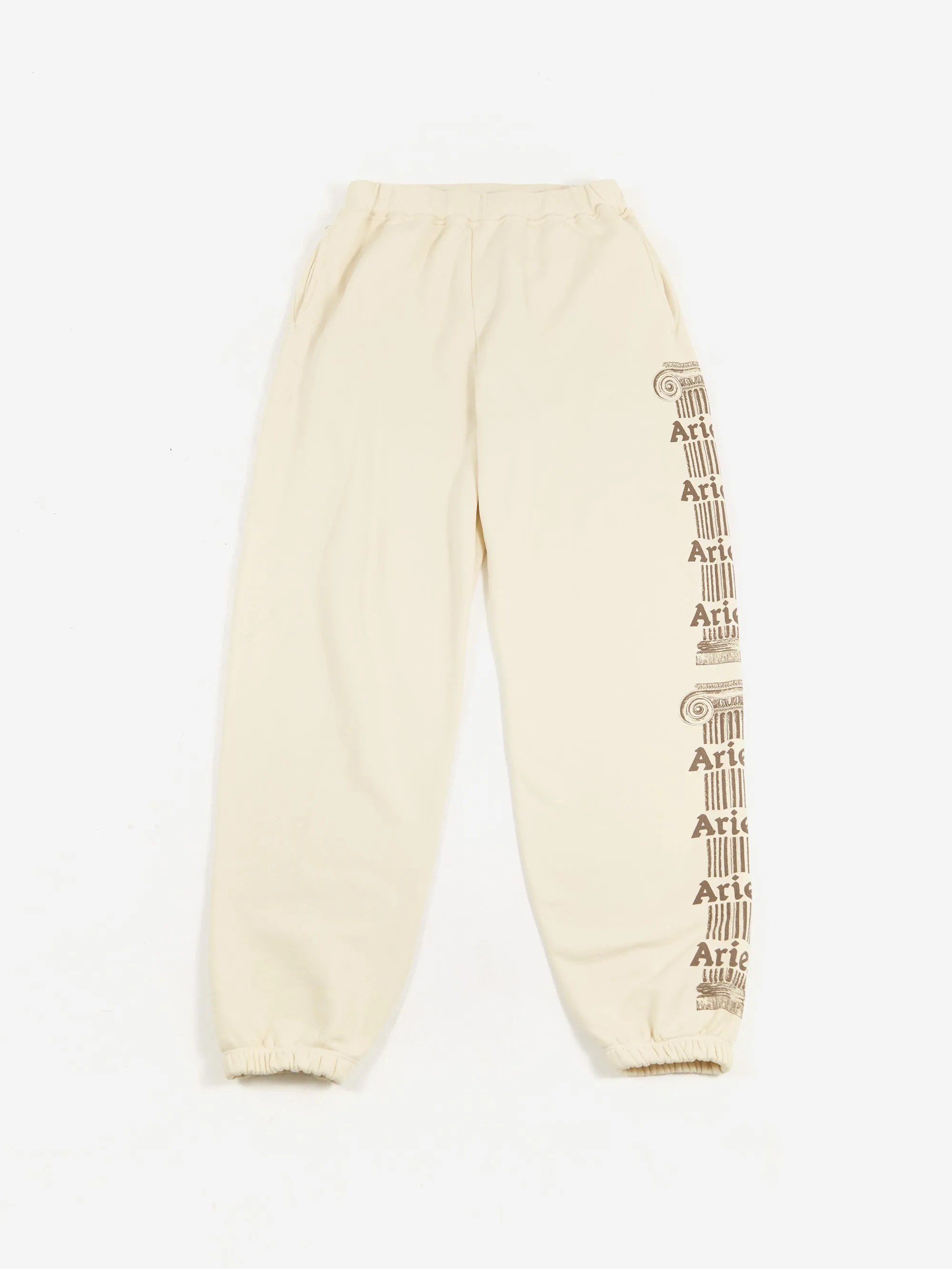 Aries Ancient Column Sweatpant - Beige