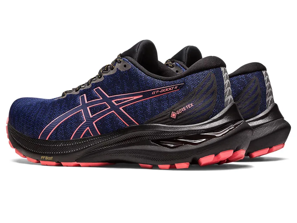 ASICS Women's GT-2000 11 GTX (Black/Indigo Blue)