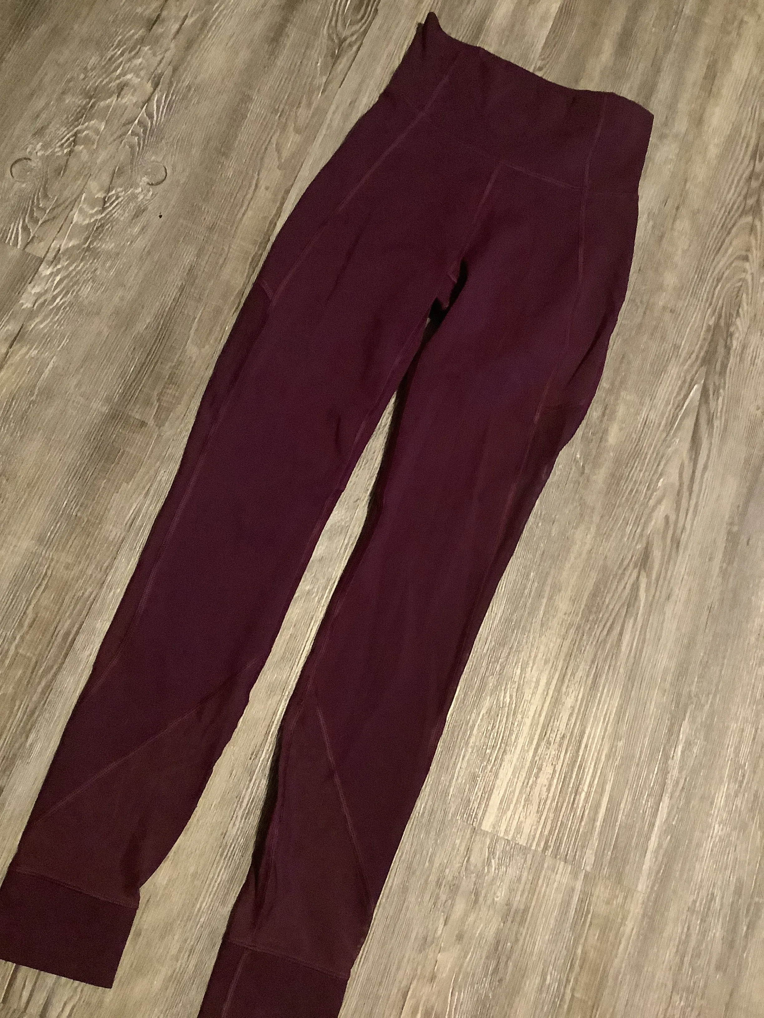 Athletic Leggings By Lululemon In Purple, Size: 4