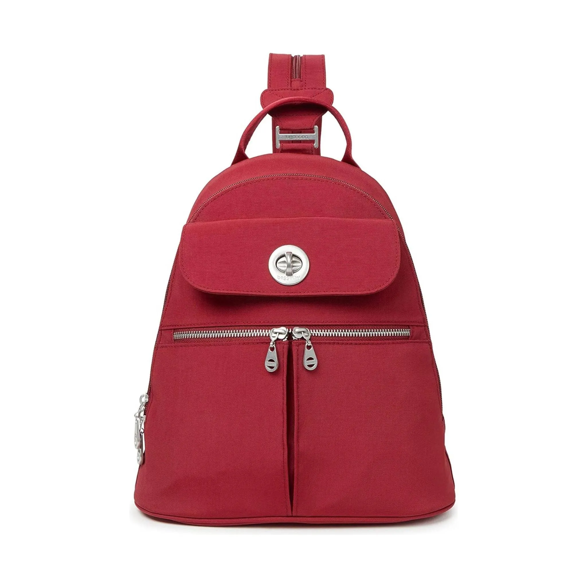 Baggallini Women's Naples Convertible Backpack - Ruby Red