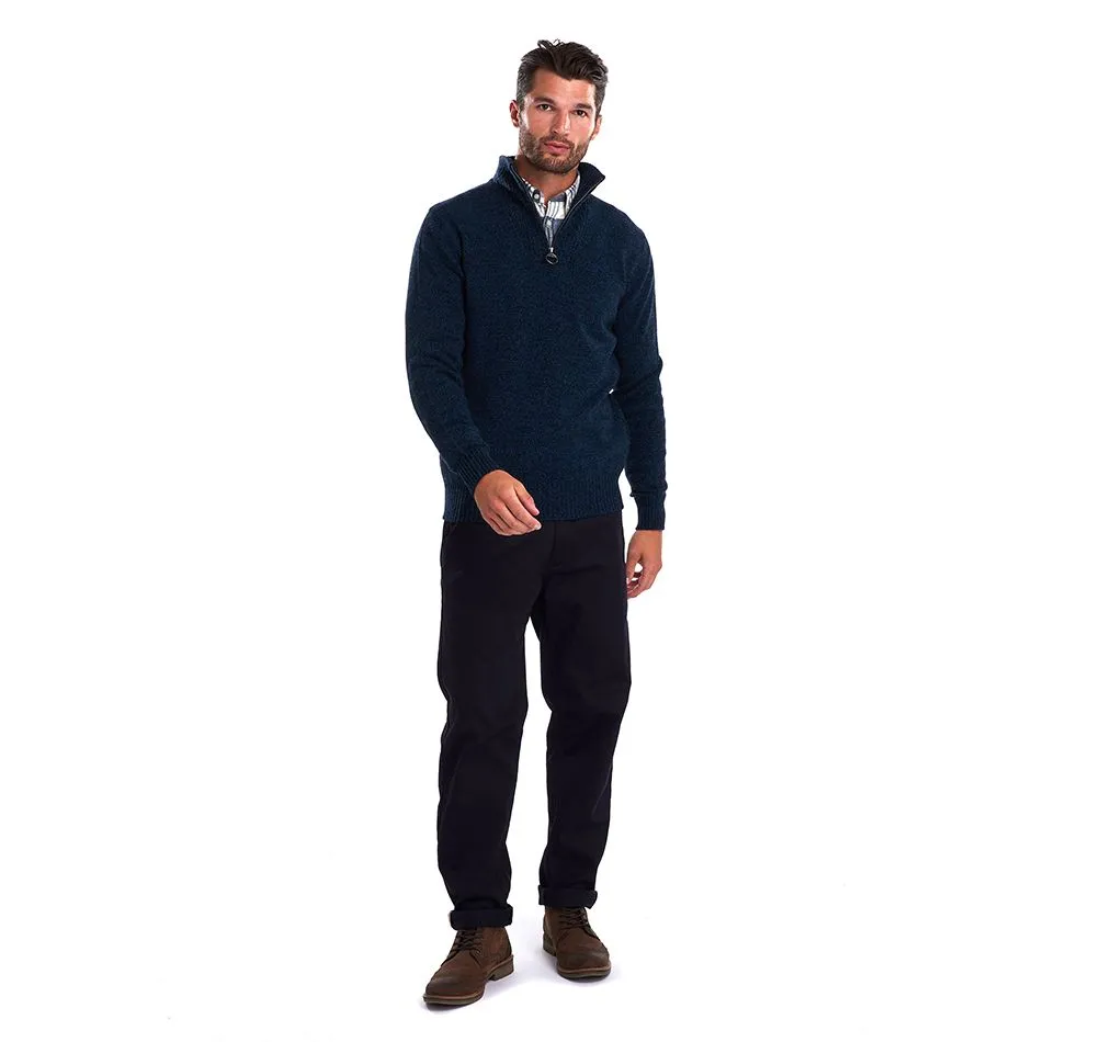 Barbour Men's Essential Lambswool Half Zip Jumper