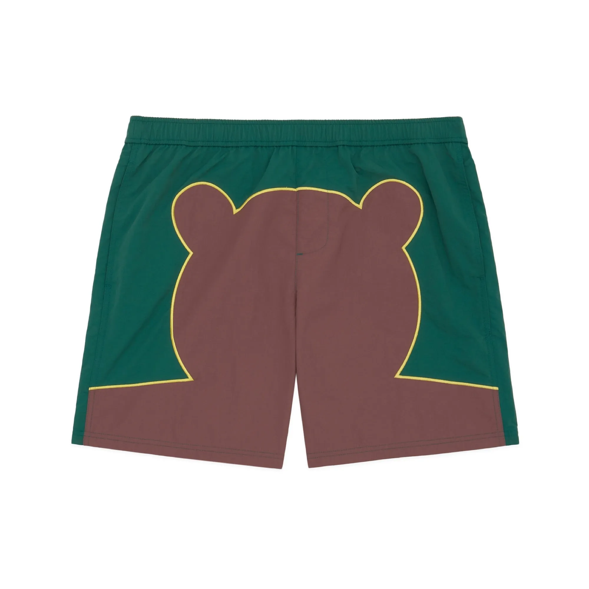 Bear Silhouette Swim Shorts