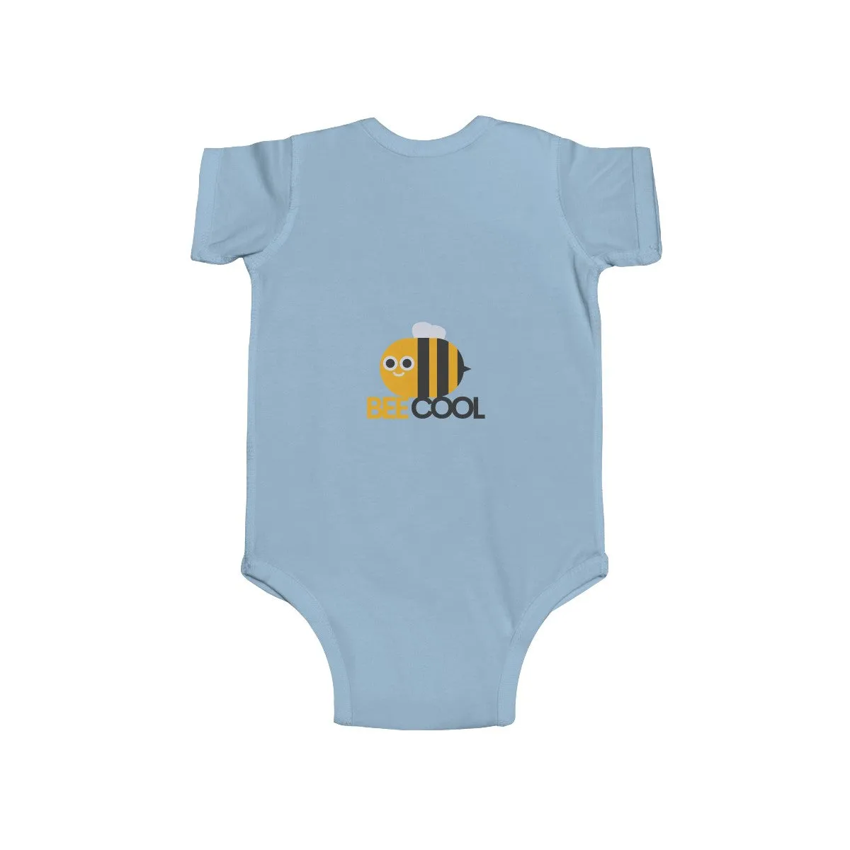 Bee Cotton Kids Bodysuit, Cool Infant Fine Jersey Regular Fit Unisex Clothes - Made in UK