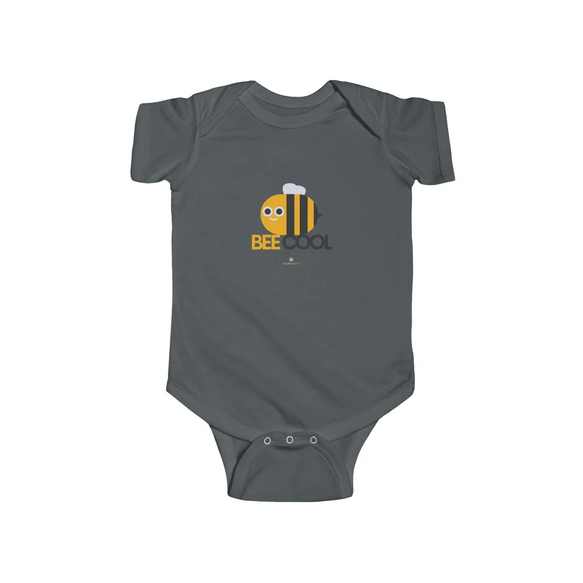 Bee Cotton Kids Bodysuit, Cool Infant Fine Jersey Regular Fit Unisex Clothes - Made in UK