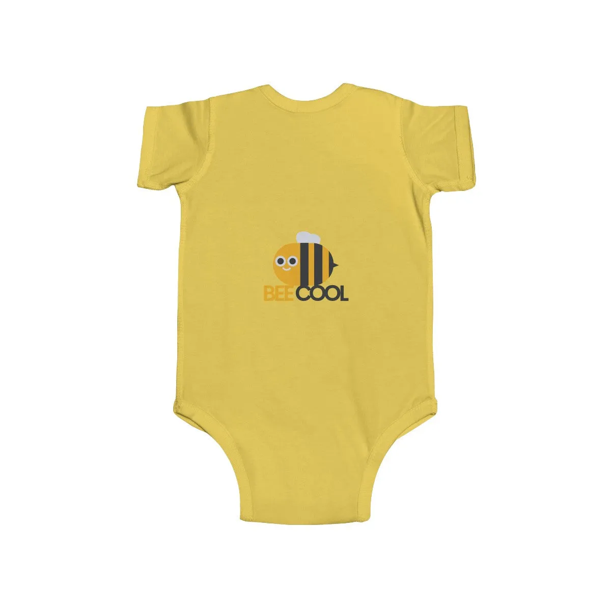 Bee Cotton Kids Bodysuit, Cool Infant Fine Jersey Regular Fit Unisex Clothes - Made in UK