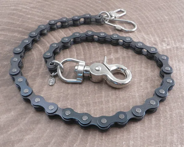 Bike Chain Wallet Chain Black