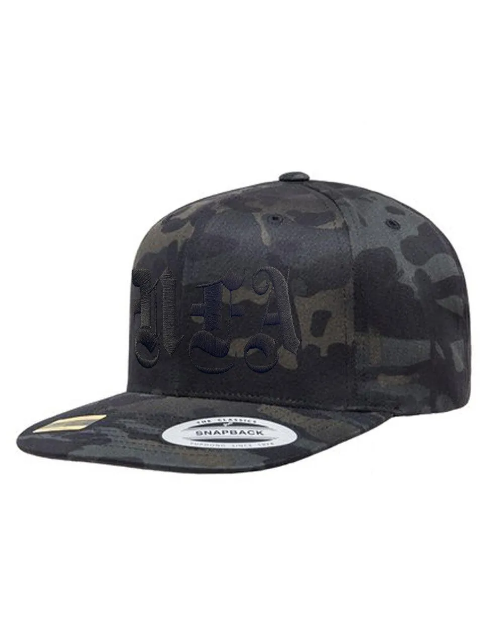 Black Camo NFA Embroidery Snapback