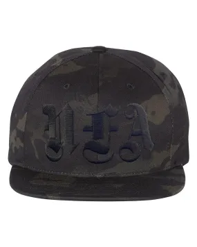 Black Camo NFA Embroidery Snapback