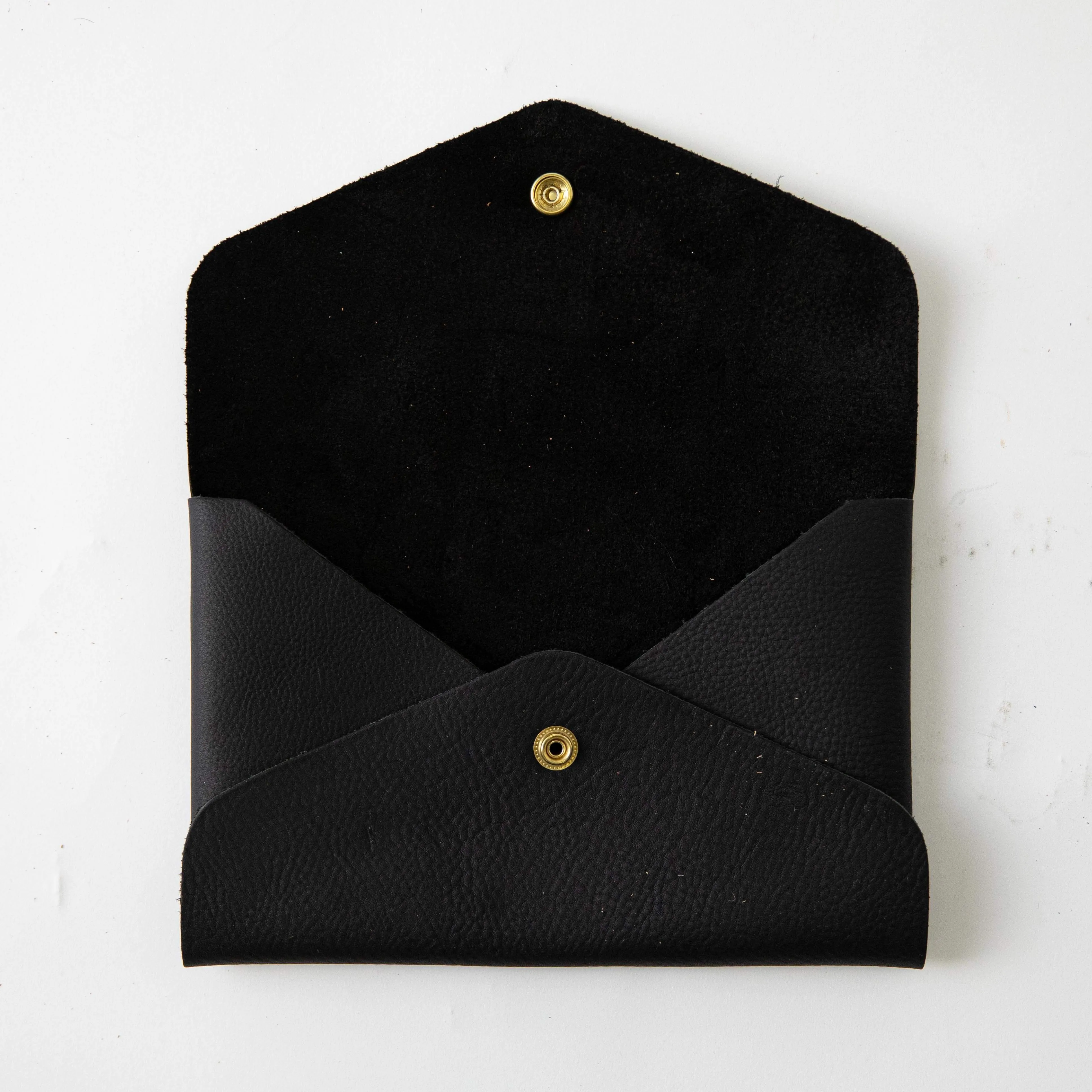 Black Kodiak Envelope Clutch