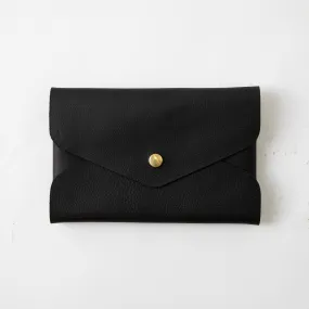 Black Kodiak Envelope Clutch