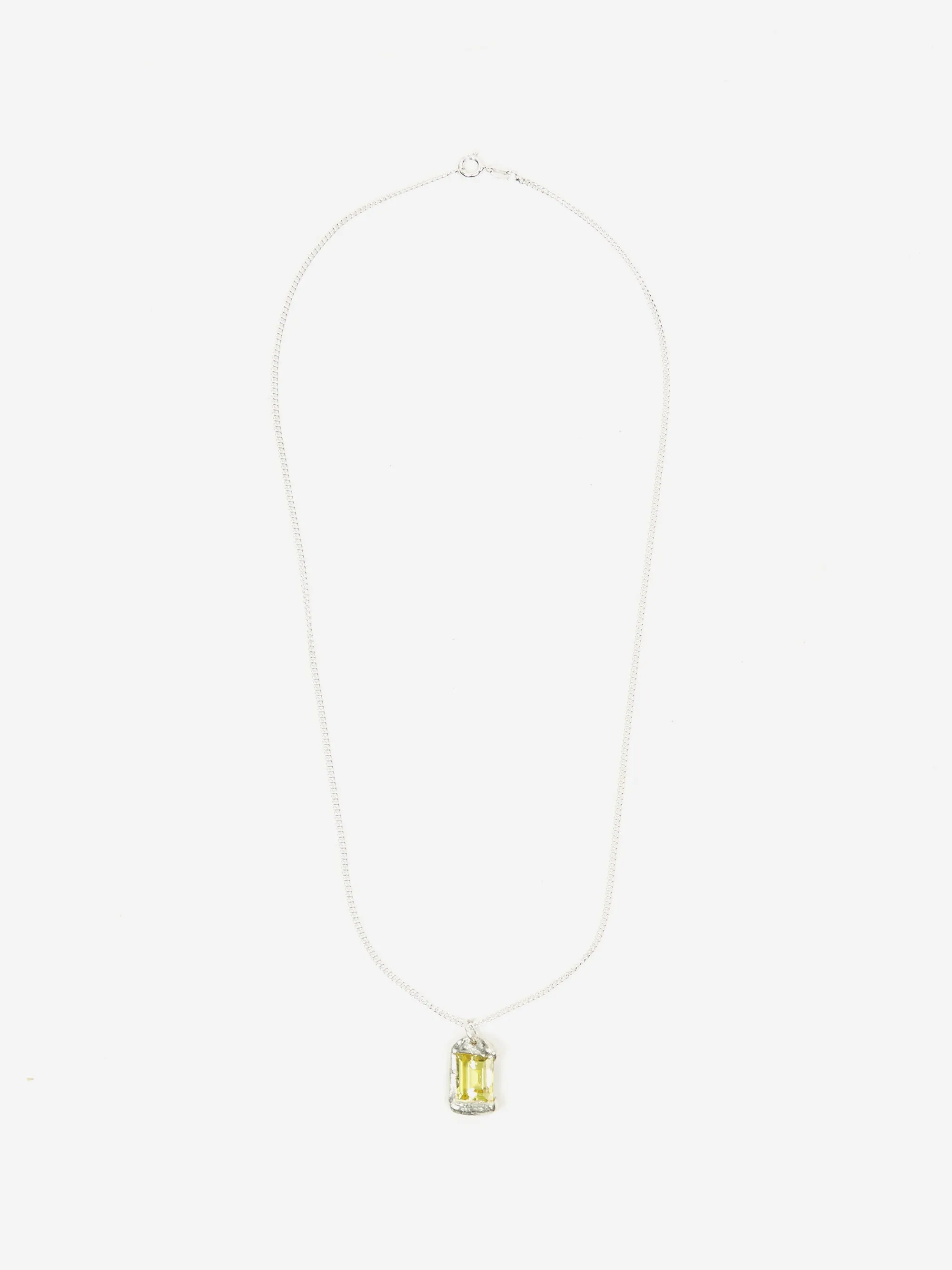 Bleue Burnham Rose Pendant - Silver/Yellow