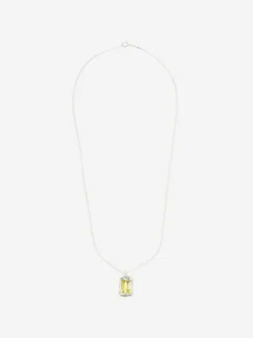 Bleue Burnham Rose Pendant - Silver/Yellow