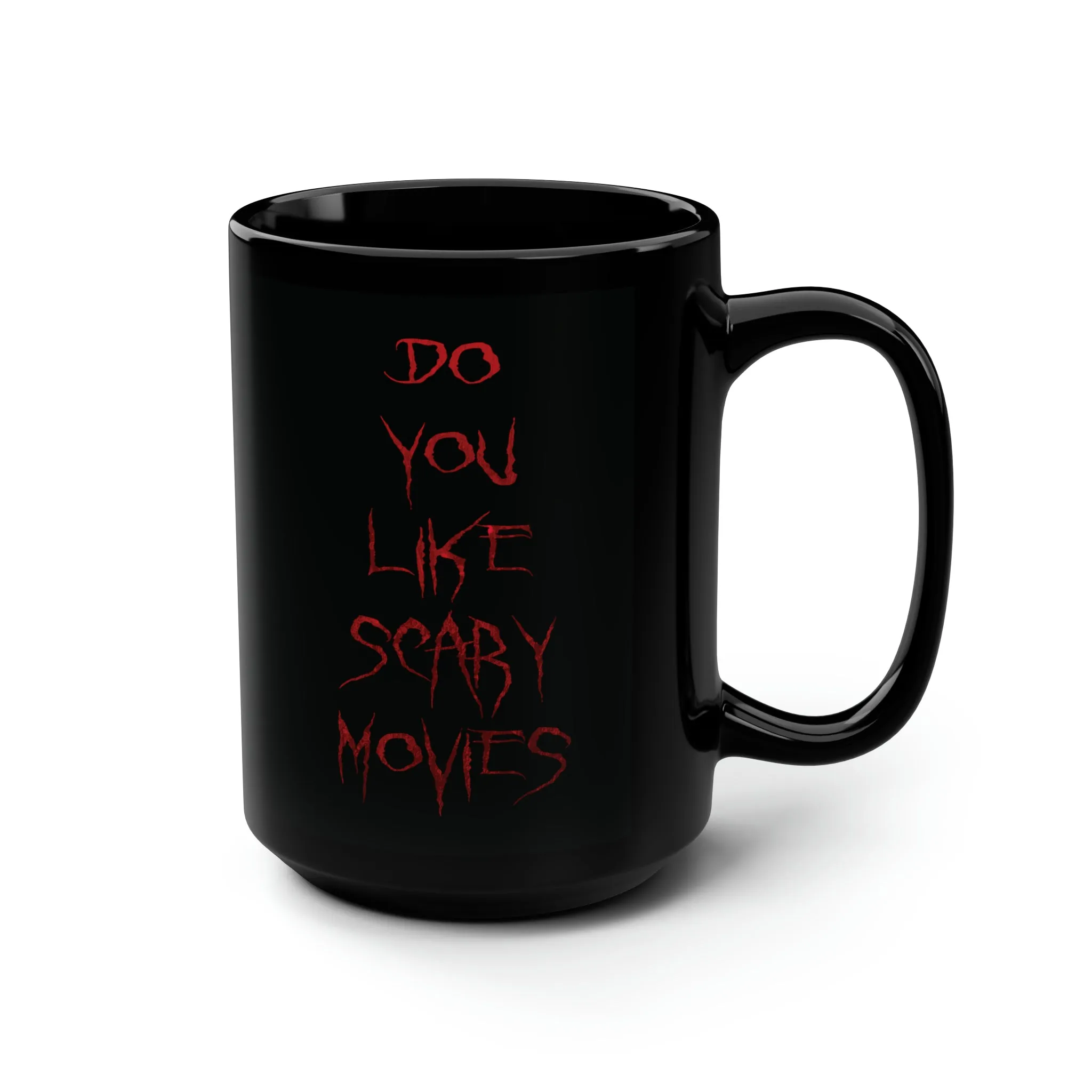 Blood Scream Black Mug, 15oz