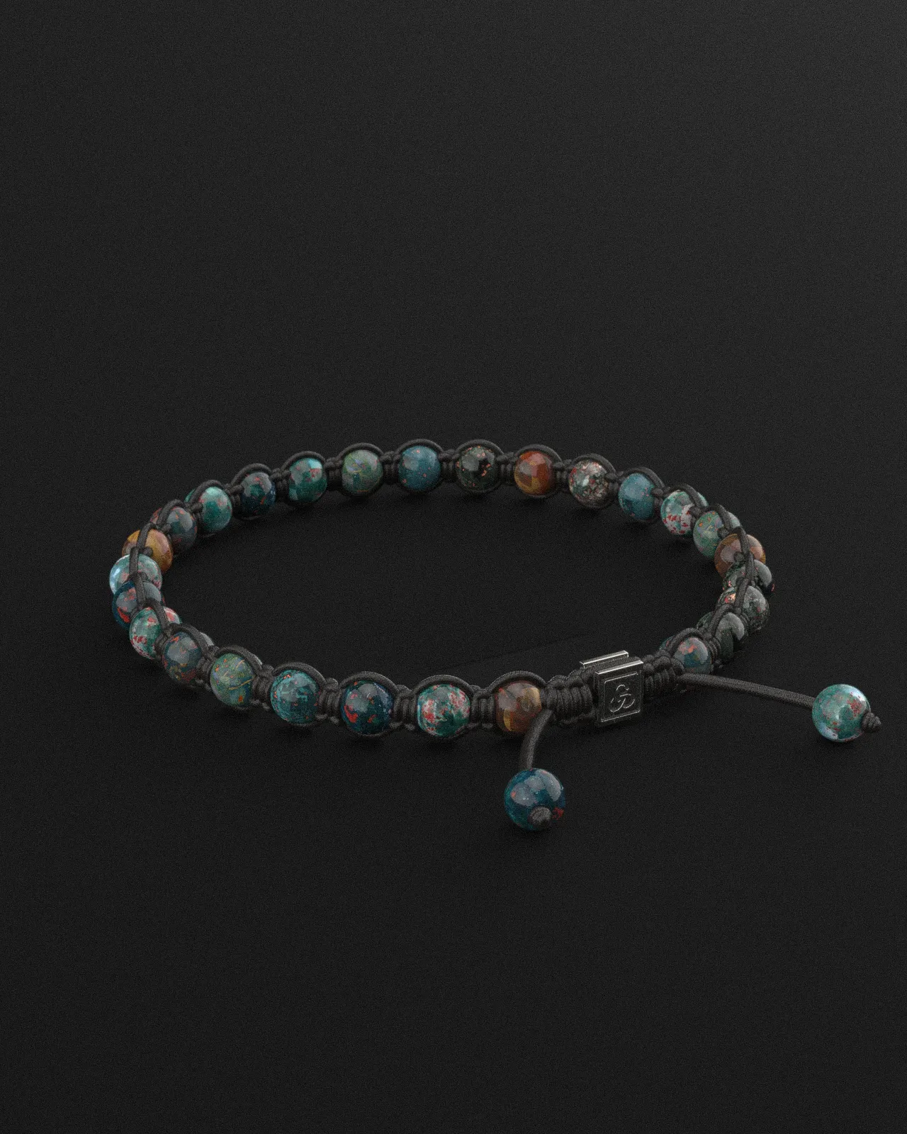 Bloodstone Bracelet 6mm | Knot