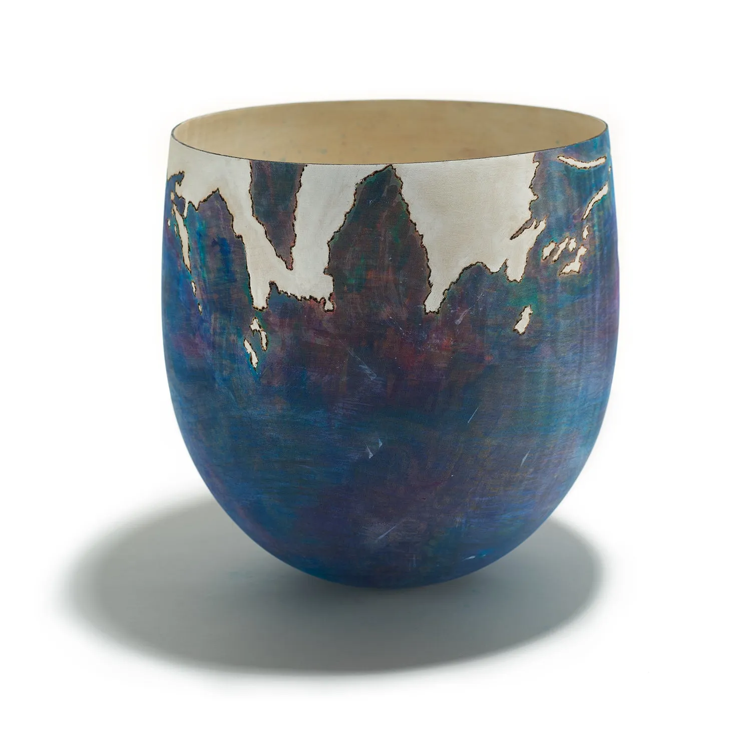 Blue & White Sycamore Vessel