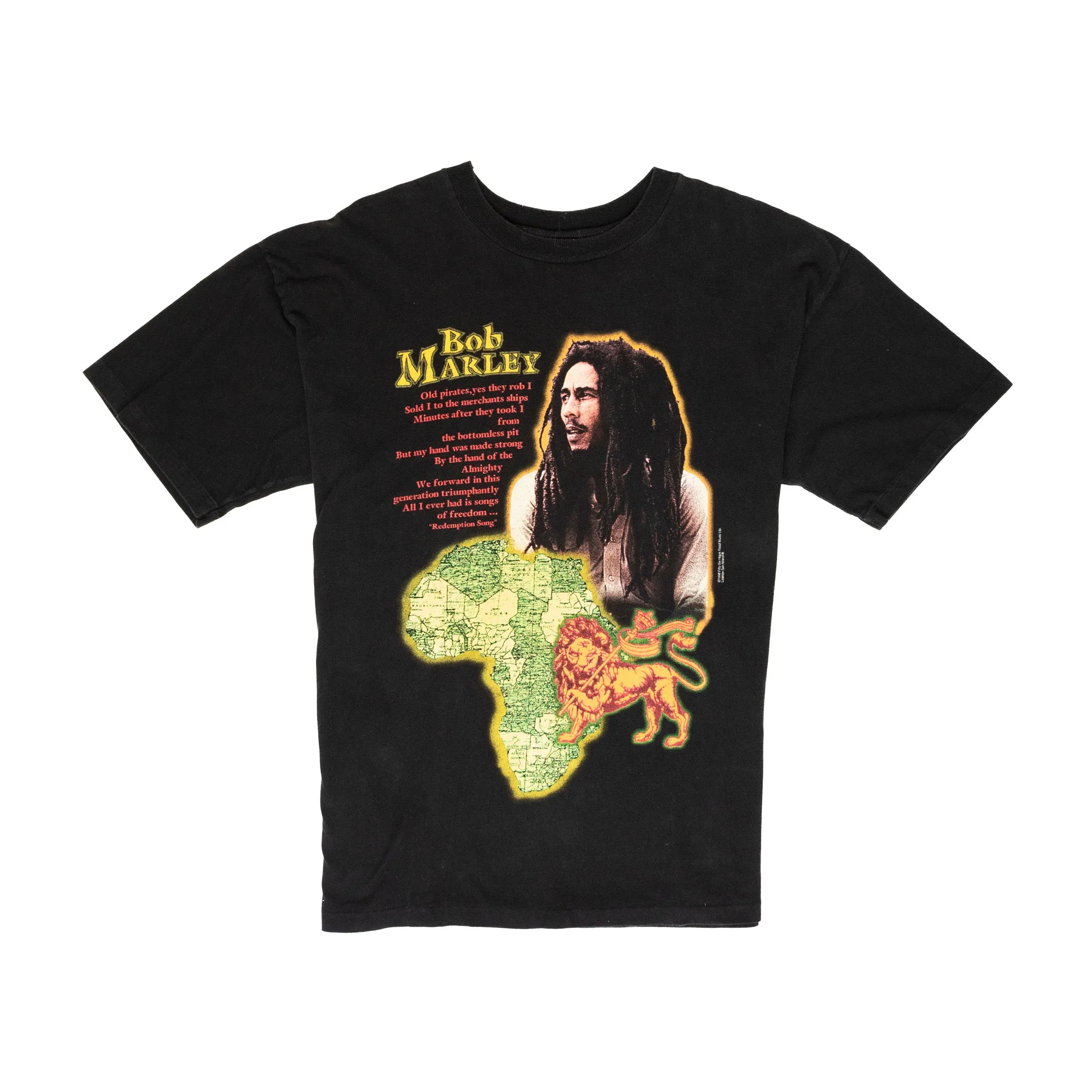 Bob Marley Redemption Song Graphic Tee