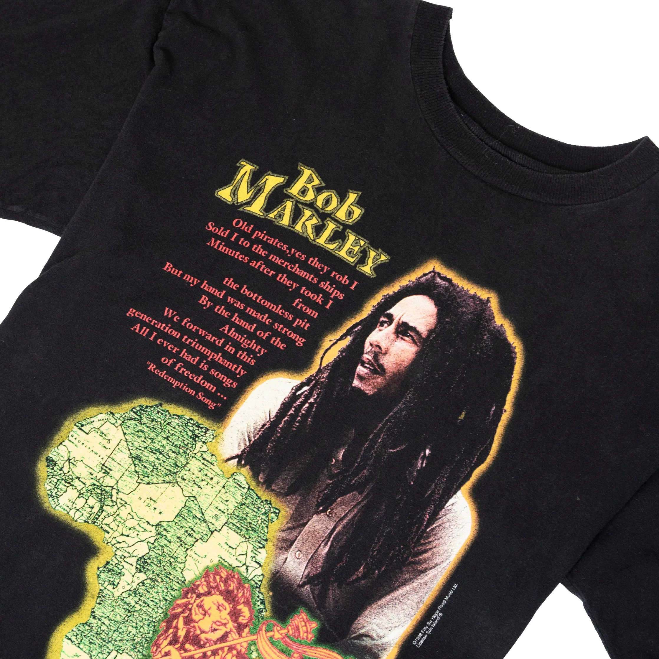 Bob Marley Redemption Song Graphic Tee