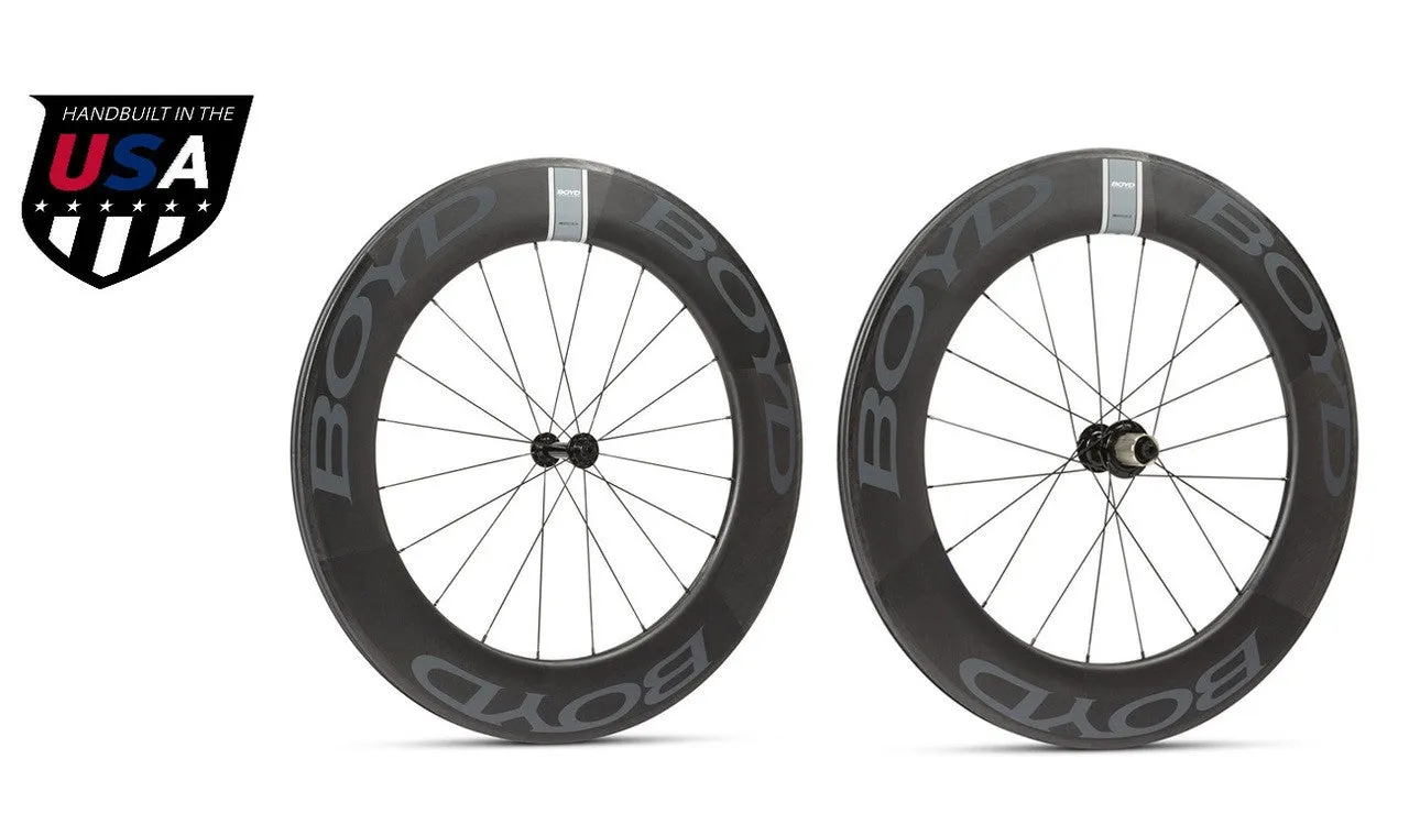 BOYD 90mm Carbon Clincher Wheelset