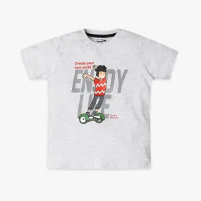 Boy's Regular Fit Graphic T-Shirt