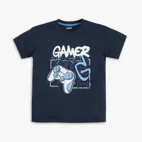 Boys Regular Fit Graphic T-Shirt