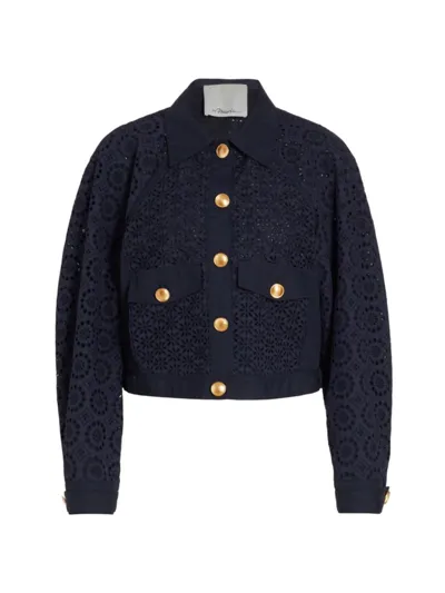 Broderie Anglaise Moto Jacket