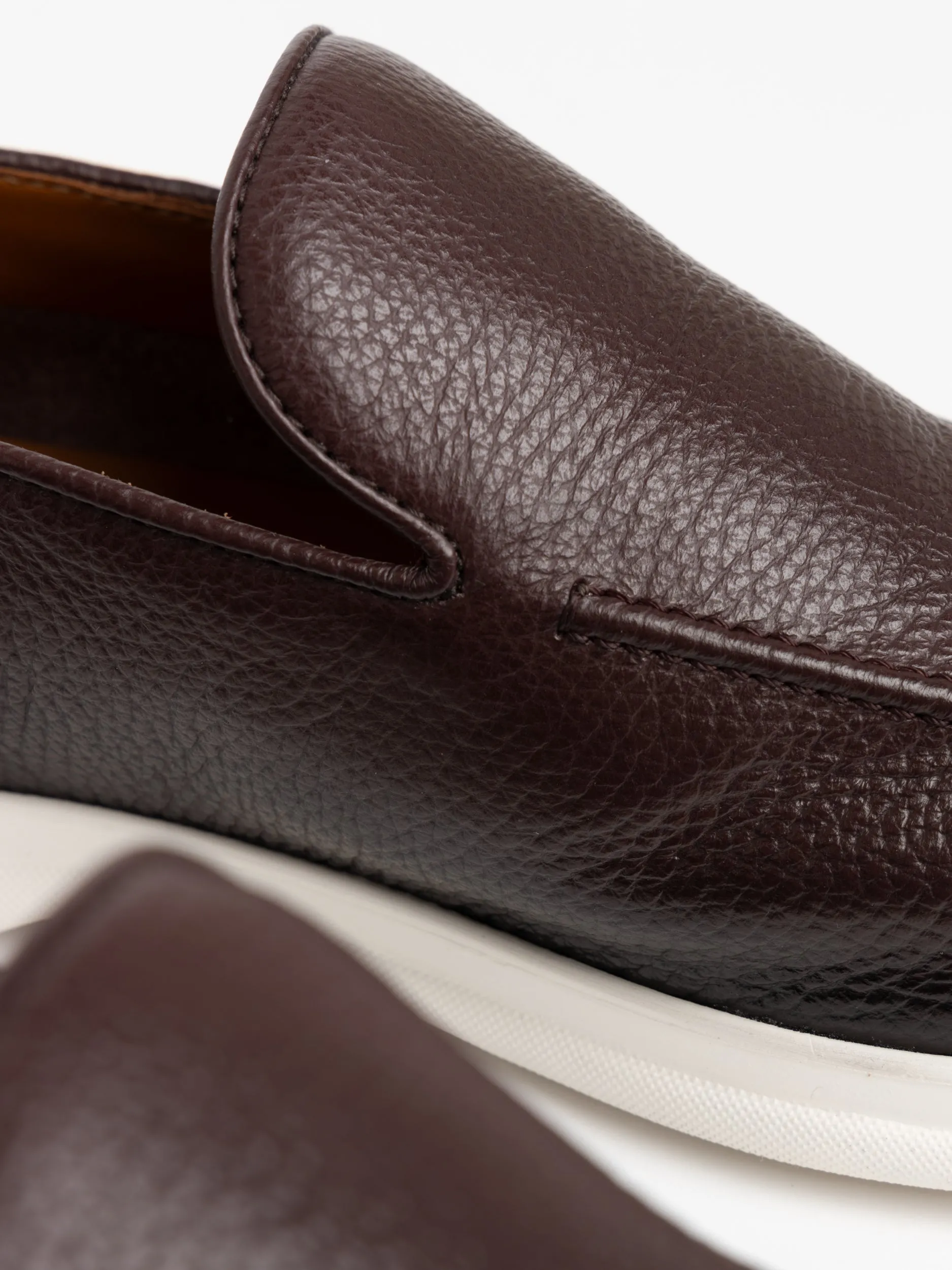 Brown Slip-On Loafer Sneakers